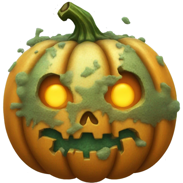 moldy pumpkin emoji