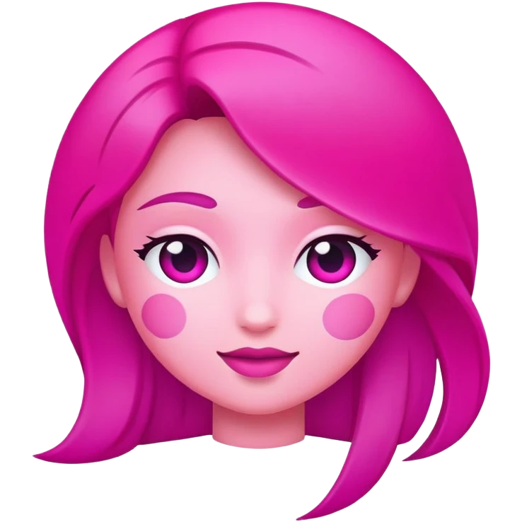 Pink emoji
