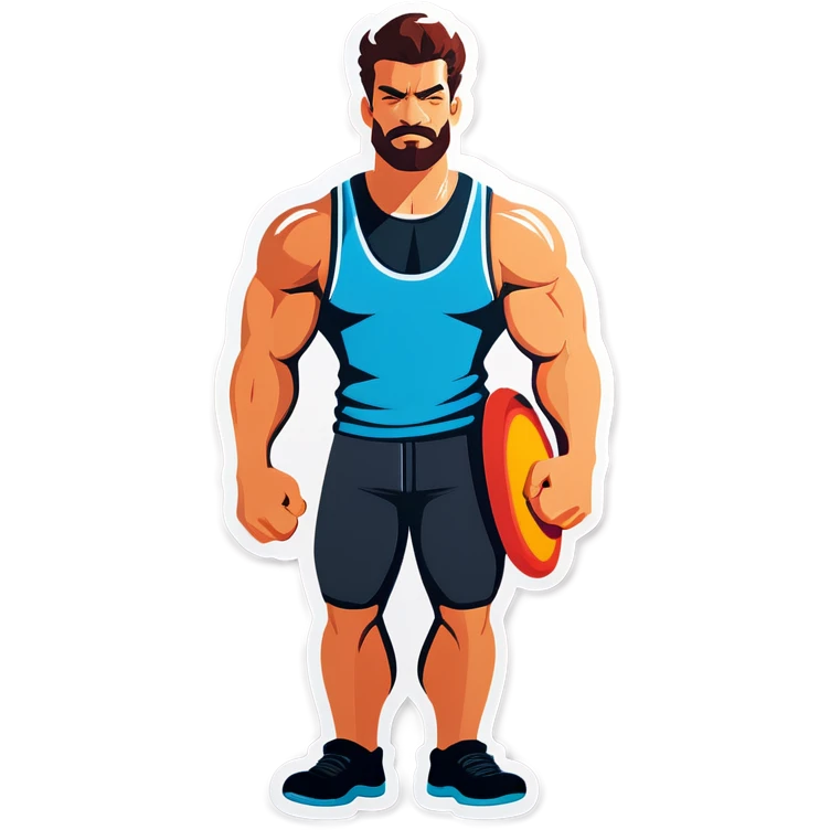 Strong man emoji
