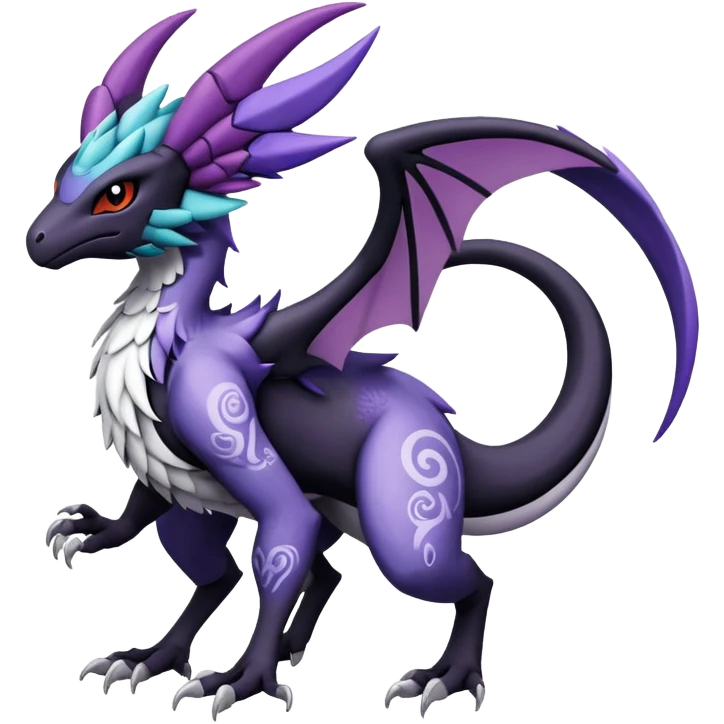 Salandit-Absol-Noibat-Noivern-Hybrid (Full body) emoji