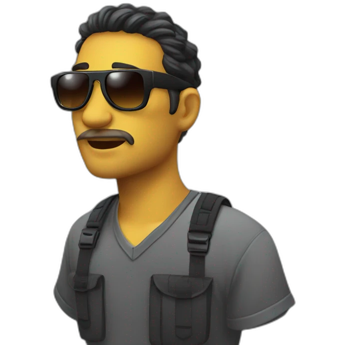 Viper sunglasses emoji