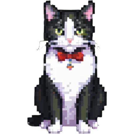 tuxedo cat emoji