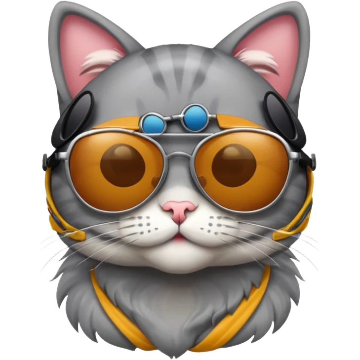 Cat wearing sunglasses emoji