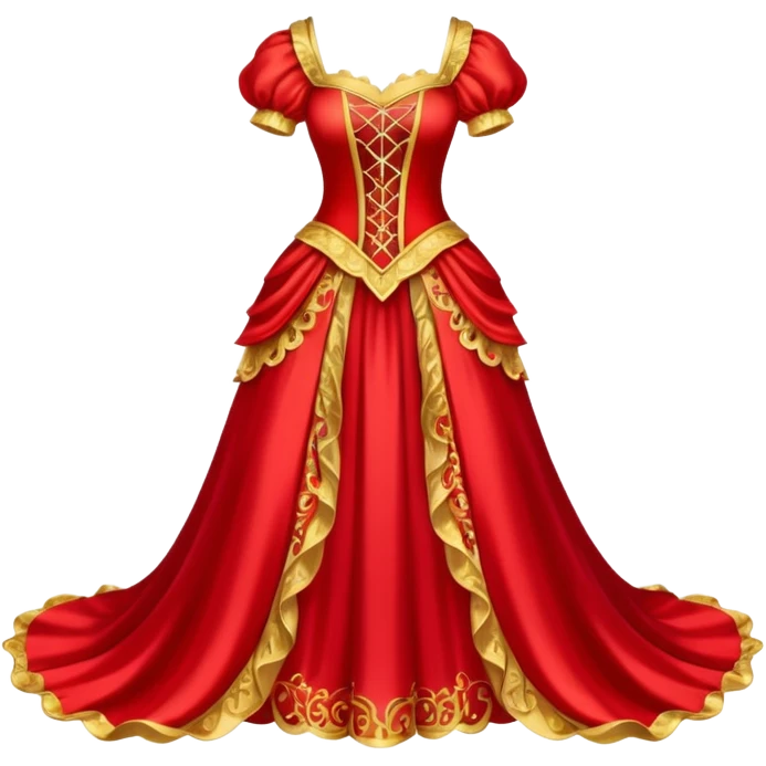 Fairy Tale Costume including red and other colors emoji