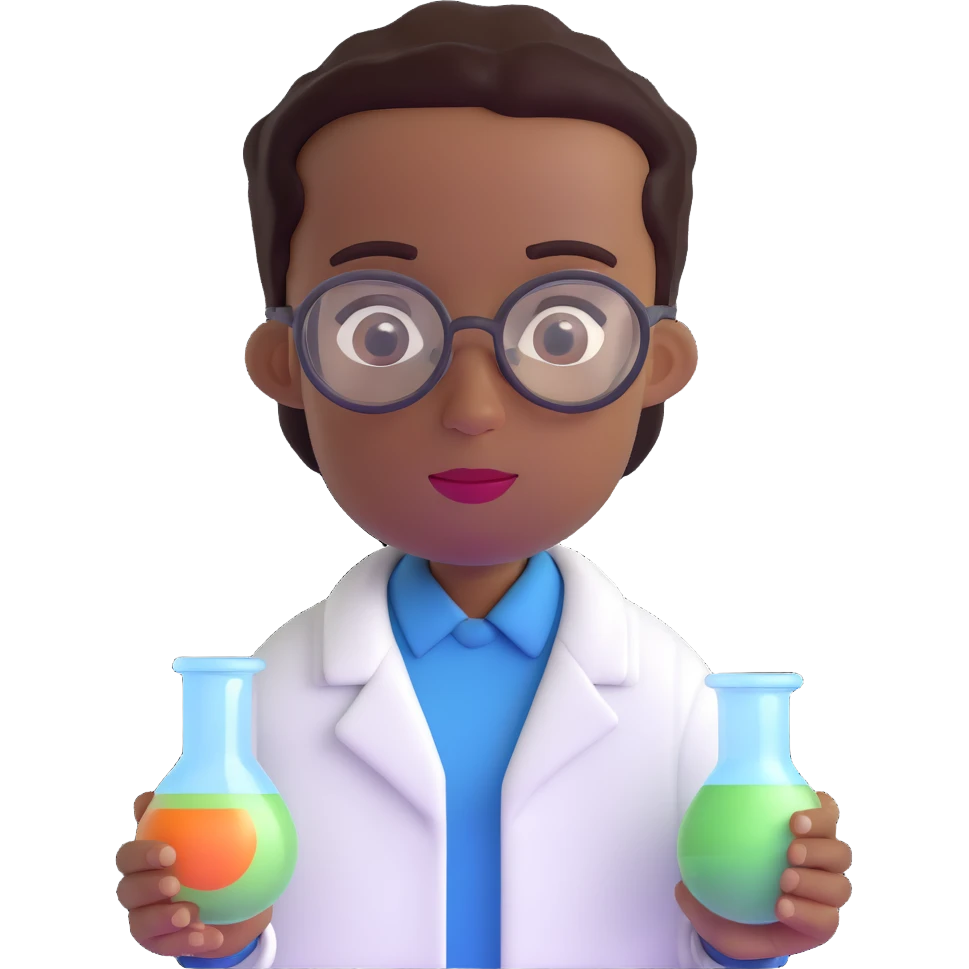 black scientist emoji