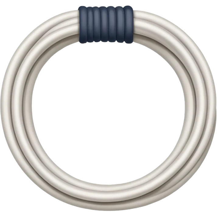 straight white rope emoji