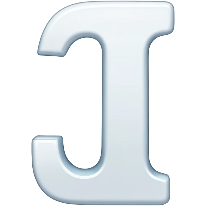 the white letter i



 emoji