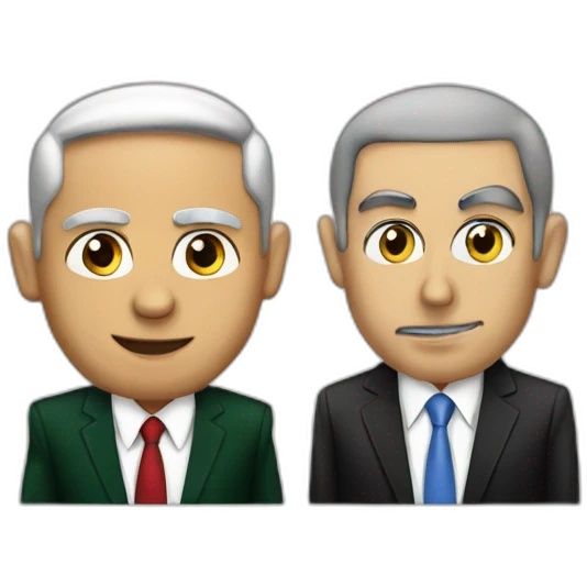 hamas behind netanyahu emoji