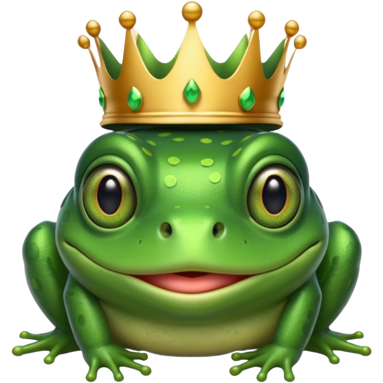 a smirking feog emoji