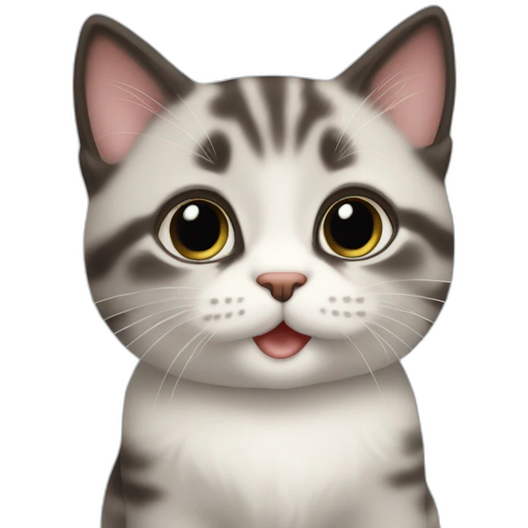 Chaton mignon emoji