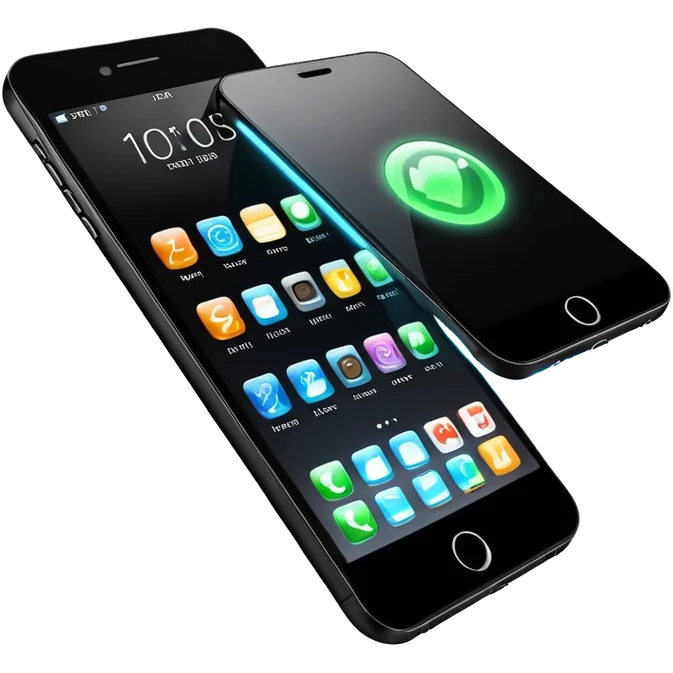 Super Futuristic phone emoji