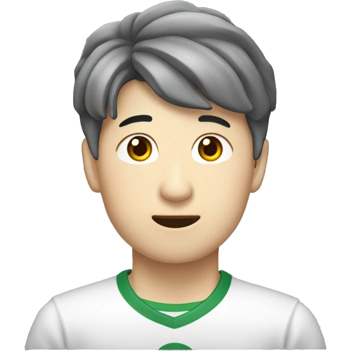 "파마를 한 긴 머리의 금발 20대 대학생 emoji