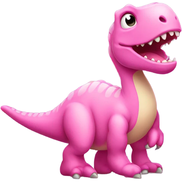 Pink dinosaur emoji