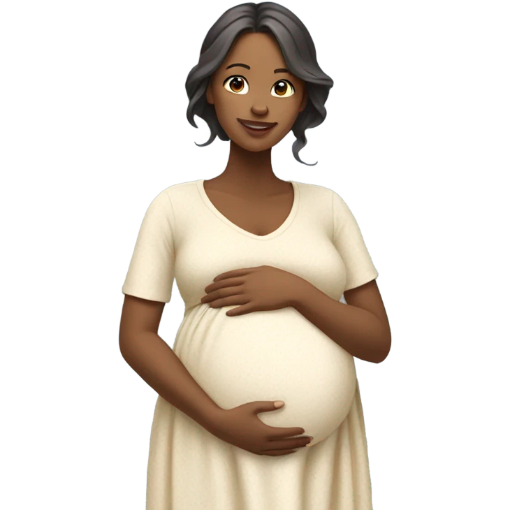 pregnant woman  emoji