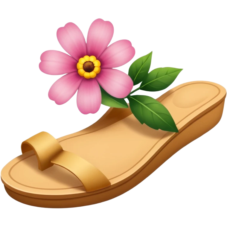 foot sole with flower, pedicure emoji