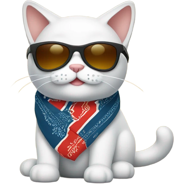 Cool cat emoji