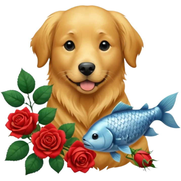 🐕 🐟🐟🐟 🌹🌹🌹🌹🌹🌹 emoji