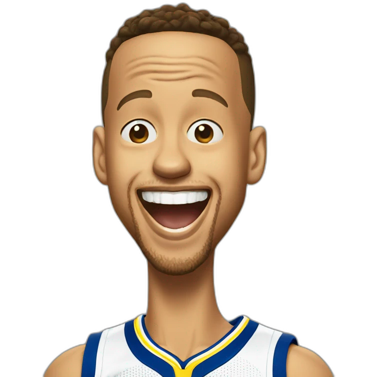 Stephen Curry laughing emoji