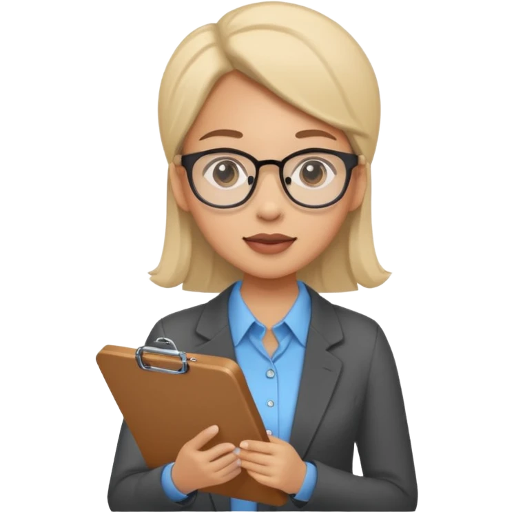 a survey research interviewer asking questions and recording data please add the word CASES to the back of the clipboard as a logo emoji
