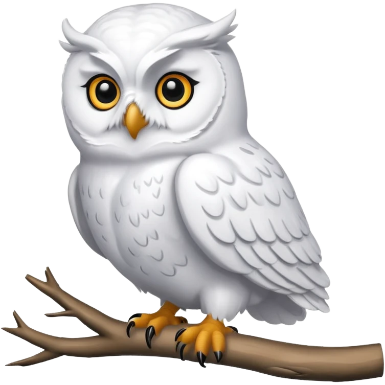 snow owl emoji