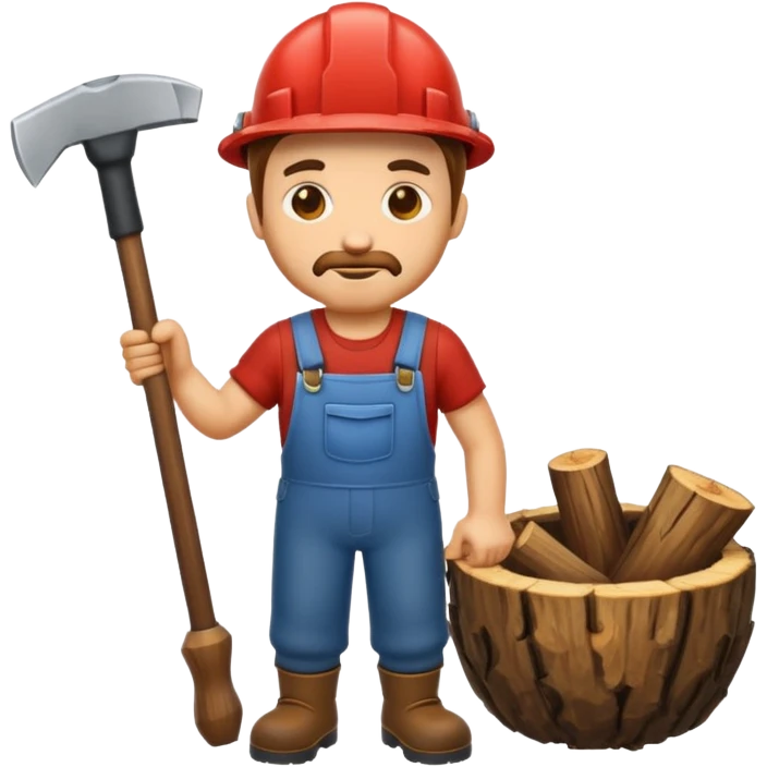 woodcutter emoji