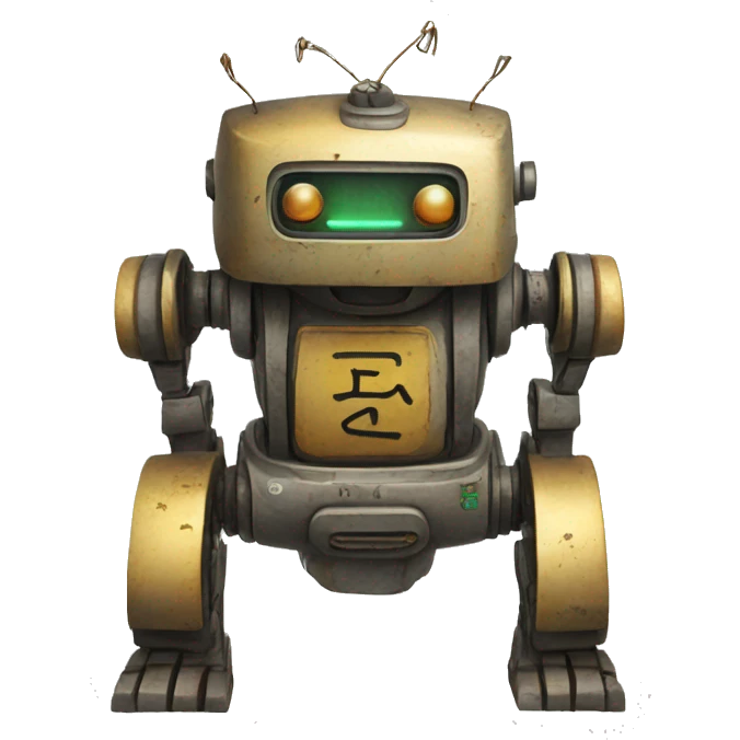 Nanxing robot style inscription emoji