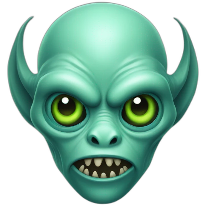 Monster alien emoji