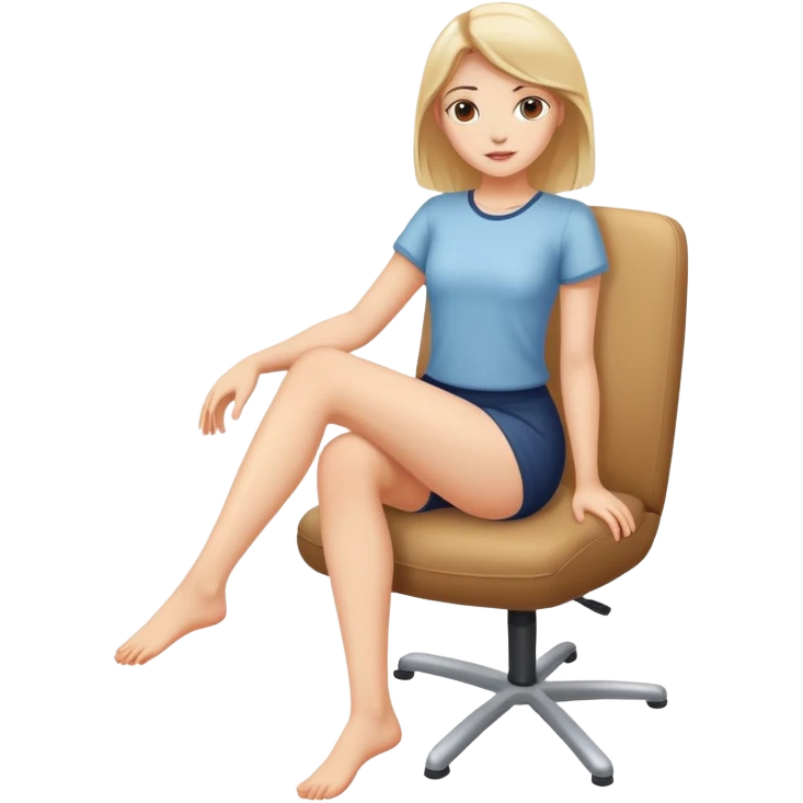 girl with legs spread emoji