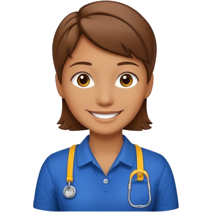 Employee with Lanyards emoji