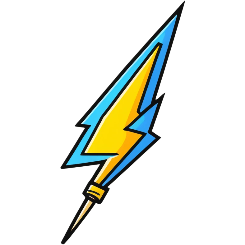 sparkling bolt emoji