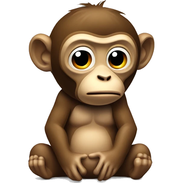 Weak monkey with dummbell emoji