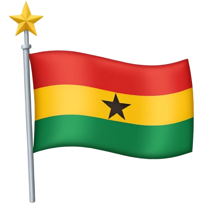 Create flag of Ghana emoji