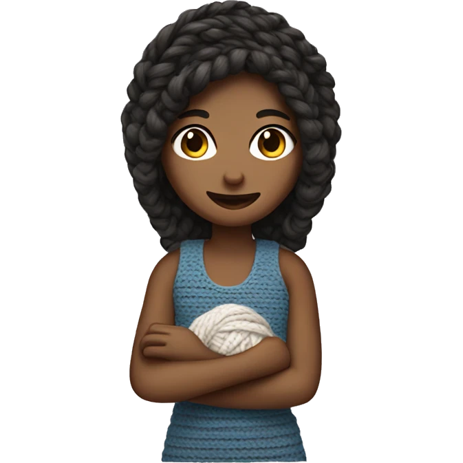girl that crochets emoji
