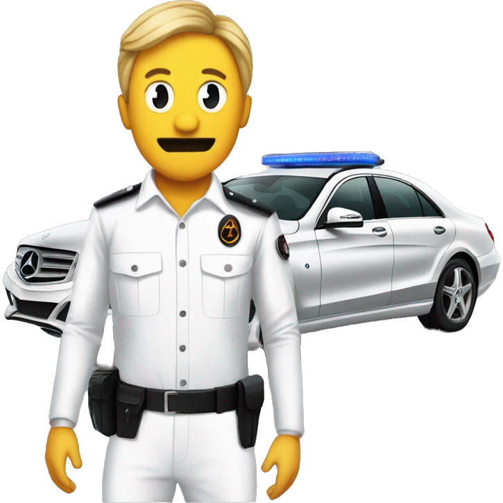 Mercedez Benz Bulletproof Halloween Costume emoji