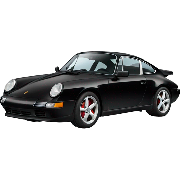  Black Porsche emoji