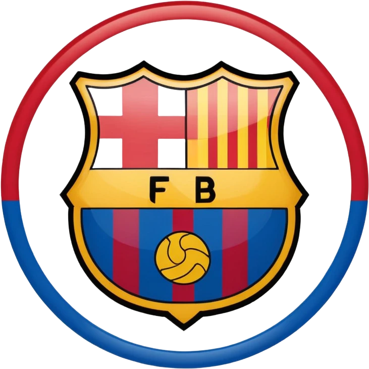 Fc Barcelona logo imoji emoji
