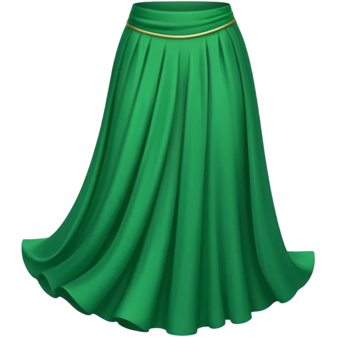 Green skirt emoji