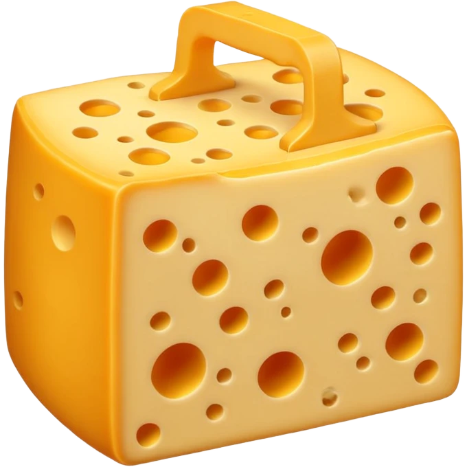 Crea un emoji estilo caricatura de una bolsa de Cheese Tris. emoji