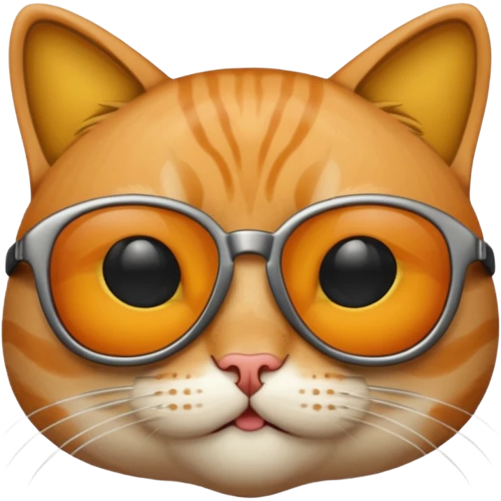 Cat wearing sunglasses emoji