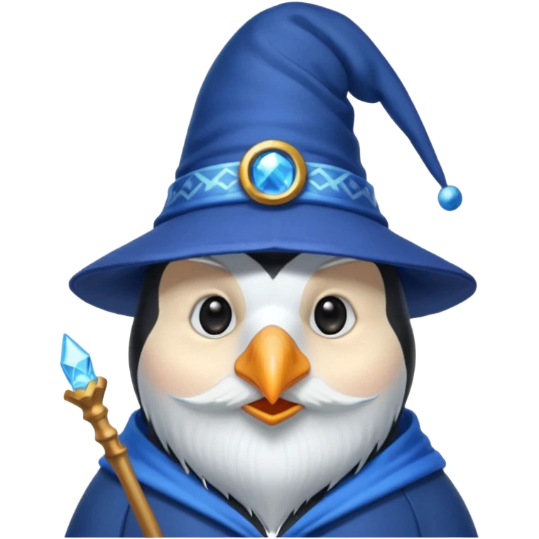 Penguin Wizard emoji
