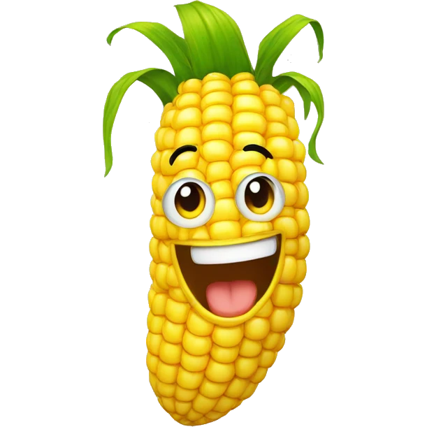 laughing corn emoji