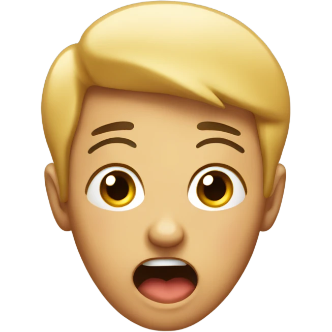 Emoji that is shocked but also shows love  emoji