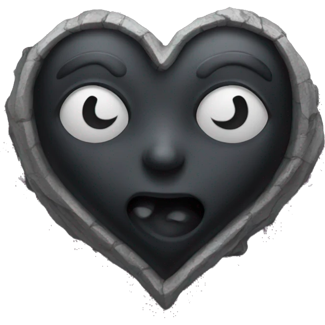 gothic heart emoji