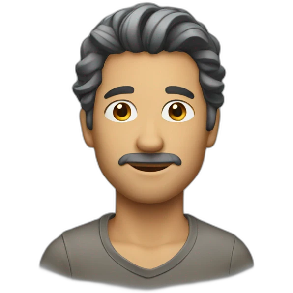 Men with good hair emoji