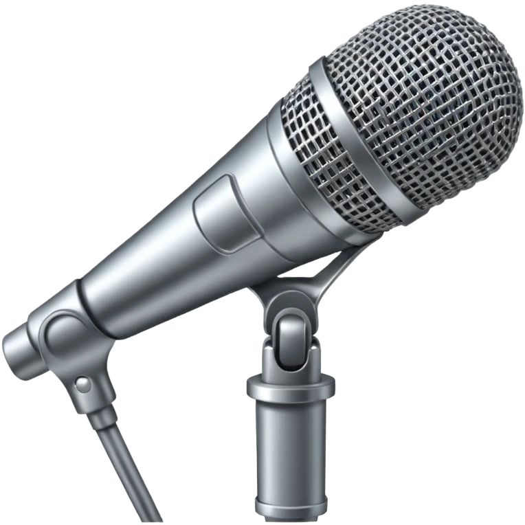 Outlined 🎤 emoji emoji