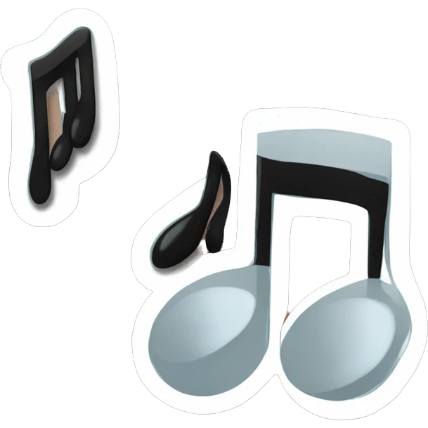 music note sticker emoji