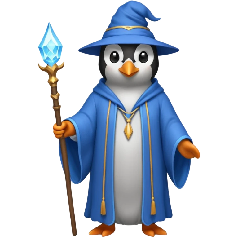 Penguin Wizard emoji