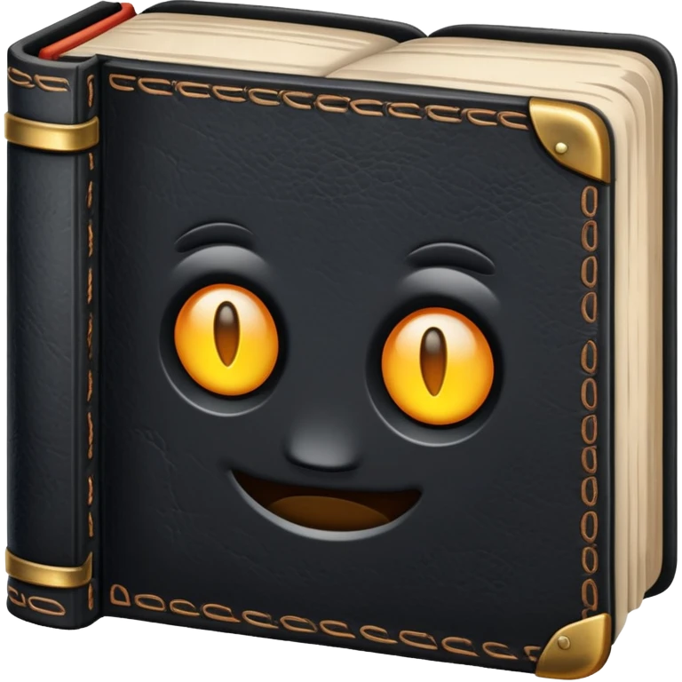old book black emoji