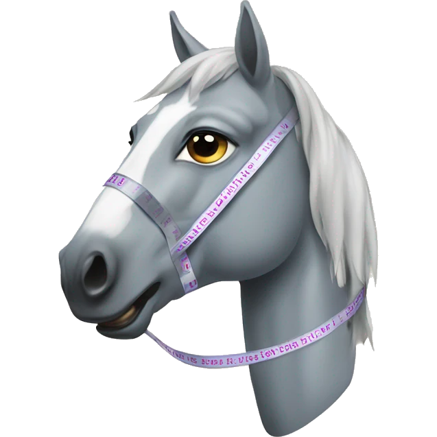 horse with tape emoji