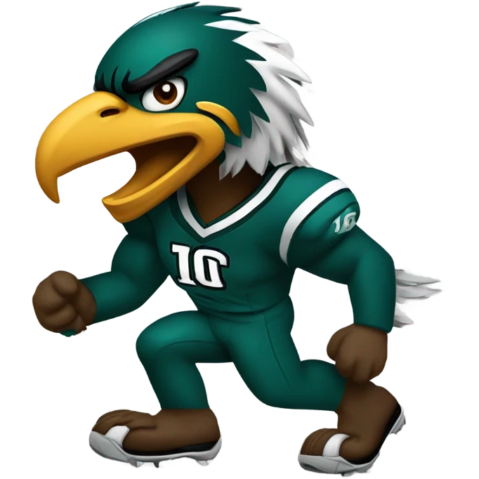 Eagles dragging k.c wolf emoji